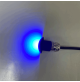 HALF MOON - BLACK CASING ALUMINUM - LED COURTESY LIGHT- 12 volts - IP67 -1 WATT - WK-SS1APX - AZLED